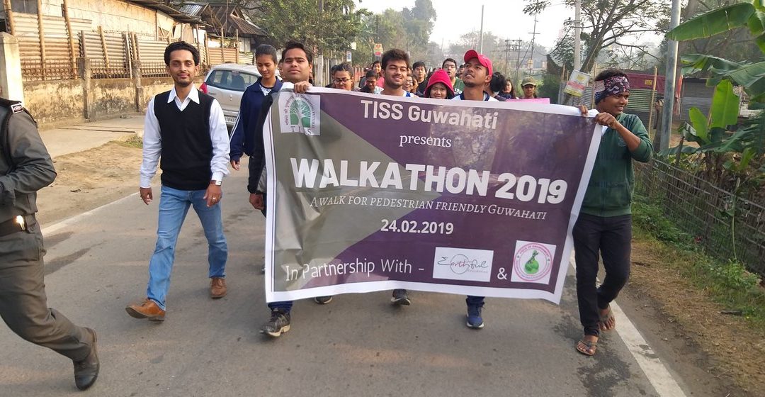 TISS Walkathon 2019 for Pedestrian Safety in Gauhati, Assam
