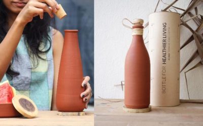 Wallistry Develops Clay Water Bottles that are 100% bio-degradable