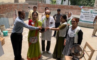 Greenubuntu organizes plantation drive in Paras Hospital, Patna