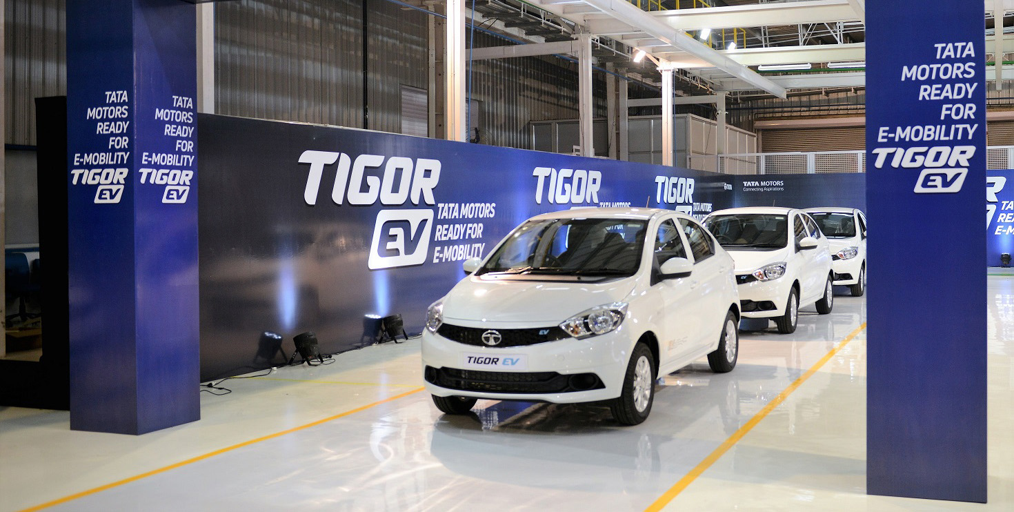 Tata Tigor EV by Tata Motors, green cars