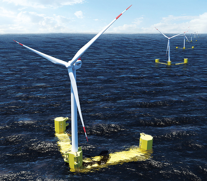 World’s first floating wind energy power plant launches in Scotland